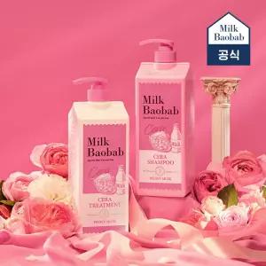 밀크바오밥 세라 샴푸+트리트먼트 피오니머스크 1200ml