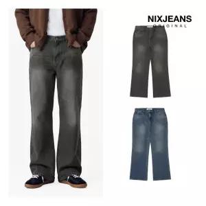 닉스 NIX JEANS 남 BK톤D톤 워싱 부츠컷 데님팬츠 LNSFCDF181M 465306