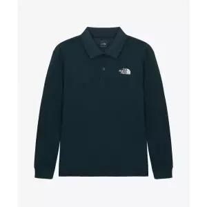 노스페이스 THE NORTH FACE NT7QS00C 남성 쿨맥스 프라임 긴팔 폴로 DEEP WATER 471501