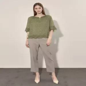 레오파트 블루종 블라우스 VOBNL4F7211ept