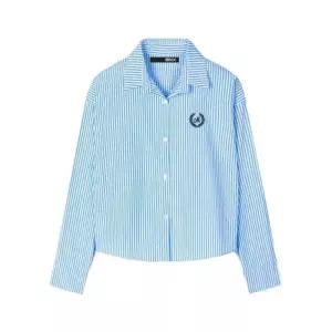 비엔엑스잔스트라이프 자수 포인트 카라 셔츠 BW3BL018L0 1192390