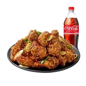 (노랑통닭) (콤보)대파 간장 치킨+콜라1.25L