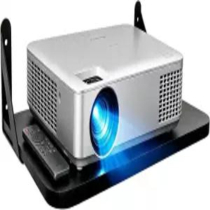 IDUNSEED 플로팅 프로젝터 선반 라우터 벽걸이 목재 마운트 랙 Xbox용 모뎀 및 케이블 박스 견고한 홀더