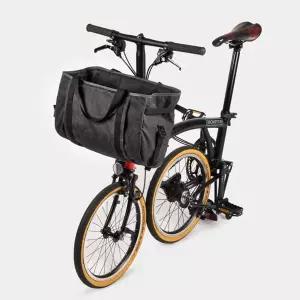 [WOTANCRAFT] 우탄크래프트 브롬톤백 Pioneer Basket Bag  Canvas  Black