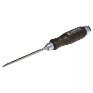 너도밤나무 손잡이 목공 조각도 평끌 3mm 날장120mm 목공끌 조각칼