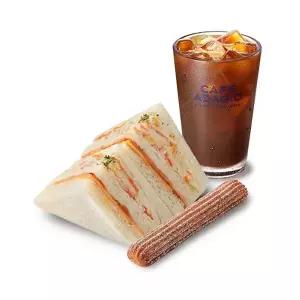 (파리바게뜨) 샌드위치&츄러스 세트(포테이토 크램 샌드위치+오리지널 쫀득 츄러스+아이스 아메리카노)