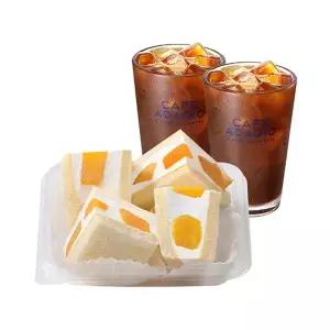 (파리바게뜨) 망고밤 샌드 세트(망고밤 샌드+아이스 아메리카노 2잔