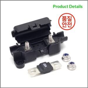 내구성 있는 PC 커버가 단일 스터드 퓨즈 홀더 32V-125V 회로 보호 블록 모든 자동차 용도에 적합