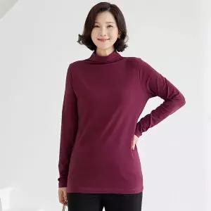 [하프클럽/], () (빅사이즈)(55-88) 쫀쫀 반목 티셔츠 4TS509409 엄마옷 중년여성 5