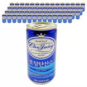 초정탄산수 탄산 탄산수 일화 플레인 트레비 60캔 190ml (30캔x2박스)