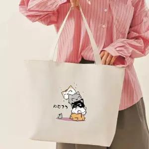 가방 학원 캔버스 데일리 면가방 숄더 에코백 백 토트