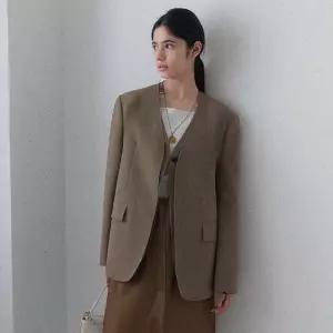 온앤온 노카라 커팅 레이어드 자켓 NEW6SJ208_96 NEW6SJ208-96-LO01 1208230