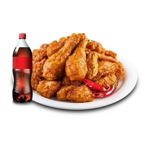 (호식이두마리) 매운간장치킨+콜라500ml