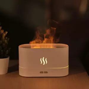송 불멍 가습기 FAS-W 화이트 벽난로 계절상품 LED등