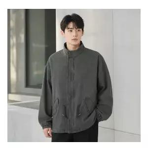 [리미드] 남녀공용 하이넥 워시드 스트링 야상 재킷 2A-JUA-WSS