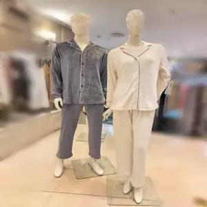 바바라 AMP4633BAWP4633B_커플 벨로아샤인주름 4633파자마세트