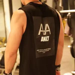 [RG9MR796]ANLT 노멀 블랙 헬스 나시티 운동복 헬스복