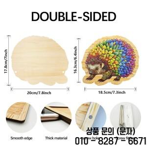 고슴도치 나무 퍼즐 아트 프레임이 있는 어려운 직소 성인을 위한 독특한 불규칙한 모양 게임 가정 장식