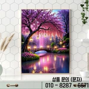 1000피스 벚꽃과 등불 종이 퍼즐   성인을 위한 대형 게임 가족 상호작용에 적합 장식 브