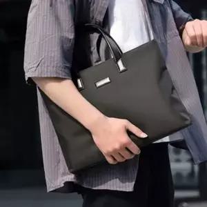 토트백 심플 사각 서류가방 출퇴근 직장인 데일리 오피스 손가방 남성 비즈니스 대용량