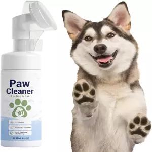 브러시 거품 PH-밸런스 클렌저가 포함된 도그 풋 와셔 150ml 소형 중형 대형 반려동물 및 고양이용 발