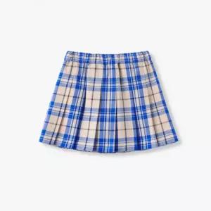 MKDSKXK47-LB 무신사 스탠다드 키즈 체크 밴딩 플리츠 스커트 라이트 베이지 42