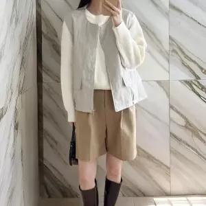 [하프클럽/옷자락]여성 바스락 베스트 캐주얼 더블포켓 조끼