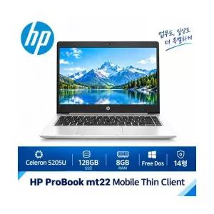 기업렌탈제품 HP 14인치 프로북 mt22 Mobile Thin Client 셀러론 5205U 8GB 128GB FHD Freedos 노트북
