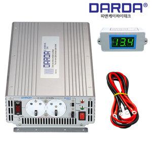 캠핑용 다르다인버터 DK1215 DK1215A / 12V 1500W 1.5KW 순수정현파 차량용인버터