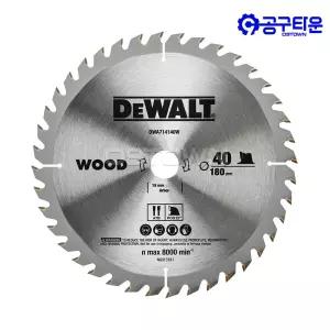 디월트 DWA714140W 씬 커프 원형톱날 180x19mm 목재용 40T