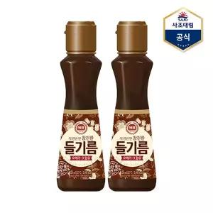 [하프클럽/사조 대림]해표 참진한 들기름 320ml X 2병 /들깨기름