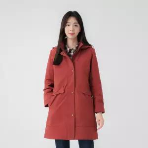 [PAT 여성] 후드 탈착 패딩안감 롱 점퍼_1I61307