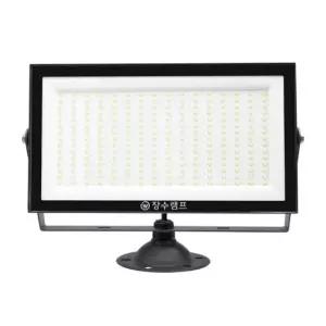 장수램프 LED 투광기 100W 블랙 투광등 간판등 공장등 방수
