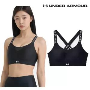 [롯데백화점]언더아머 여성 피티드 UA 인피니티 하이 스포츠 브라 1351994-001