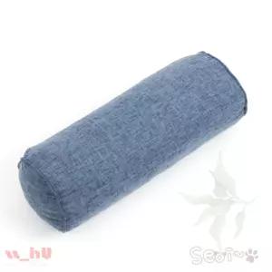 면마 원통 쿠션 15X40CM 블루 원통쿠션소형