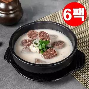 병천아우내 천안병천 순대국 6팩세트 780g(고기180g+국600g)*6