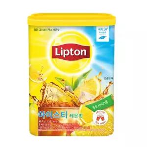 립톤 아이스티 복숭아 맛 파우더 홈카페 음료 가루 907g
