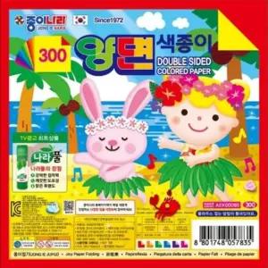 종이나라 300 양면색종이 12색 6매 종이접기_