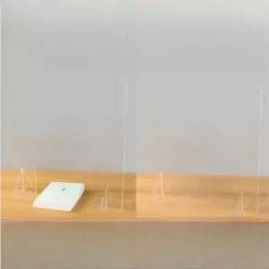 책상 칸막이 투명 비말 데스크 아크릴 칸막이 450x450 독서실 업소용 조립식 카페 매장 병원 식탁 식당