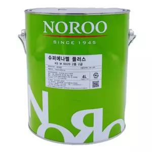노루 슈퍼에나멜 플러스 특녹색 유광 4L 에나멜도료 철제페인트 기계도장