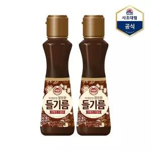 [하프클럽/사조 대림]해표 참진한 들기름 320ml X 2병 /들깨기름