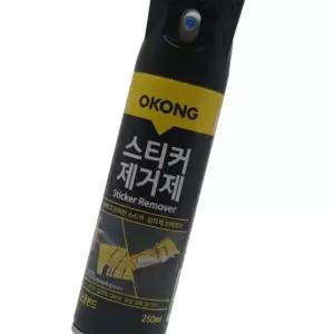 OCE 접착제 껌 끈적임 제거 스프레이 헤라일체형 강력세정 스티커 제거 기름때 생분해제 스티커자국지우개