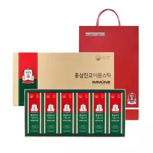 정관장 홍삼진고 이뮨스틱 10g 30포 선물세트 쇼핑백 포함