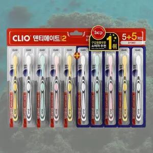 크리오 덴티메이트 시즌2 초극세모 칫솔 10개입 1개