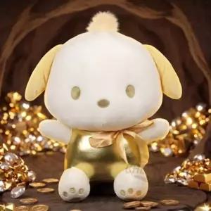 갈색 강아지 골드 대형 쿠션 45cm