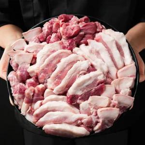 땡큐파머스 한돈 뒷고기 국내산 돼지고기 꼬들살 두항정살 뽈항정살 뽈살 캠핑음식