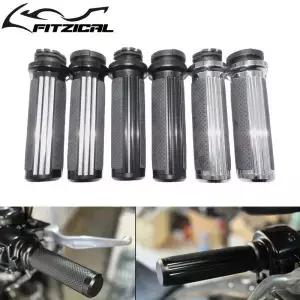 1 25mm 오토바이 핸드 그립 핸들 바 할리 스포스터 XL 1200 XR VRSC 투어링 로드 킹 스트리트 글라이드