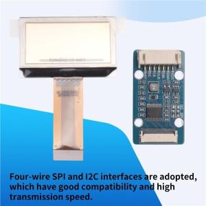 최적의 1.51인치 투명 OLED 스크린 디스플레이 128X64 해상도 SPI/IIC I2C 병렬 인터페이스