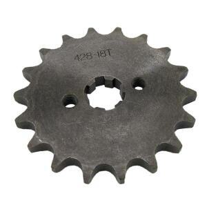 Pit Quad Dirt Bike용 18T 치아 17mm 428 체인 전면 스프로킷 톱니바퀴