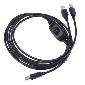 2in1 USB A-B형 수-수 프린터 케이블 분배기두 대의 컴퓨터용